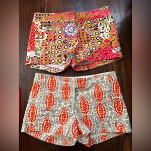 J.Crew-Two pair of patterned shorts